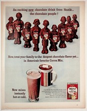 Nestlé Vintage Print Ad Cocoa Mix Chocolate Drink 1950s Original picture