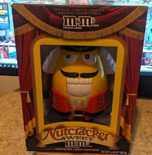 M&M's Christmas Nutcracker Yellow Dispenser Mars Chocolate No Candy picture