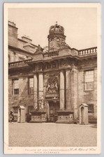 Vintage Holyroodhouse Palace Edinburgh Main Entrance Swaingravure Postcard picture