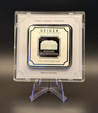 100 GRAM Silver Geiger Edelmetalle Sealed In Assay .999 Fine Silver Bar MASSIVE picture