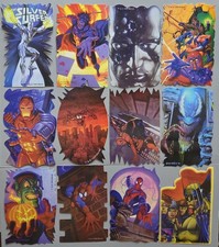 12 VTG 1999 Marvel Vending Machine Stickers, Spiderman, Silver Surfer, Venom NOS picture