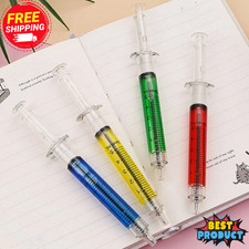 8pcs Injection Shape Ballpen Doctor Nurse Needle Ball Point Pen Back To School picture