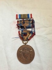 Spanish American War Army Cuban Pacification Medal Original RARE picture