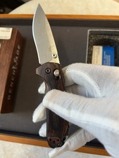 Benchmade North Fork 15031-2 Dymondwood CPM-S30V AXIS Lock Knife Box Pouch LNIB picture