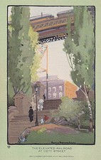 P. F. VOLLAND~ART LOVER'S NEW YORK~a/s RACHAEL ROBINSON ELMER~1914 POSTCARD [11] picture