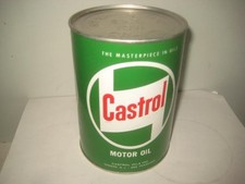 Castrol Motor Oil Can Quart Full SAE 10 CR HD Vintage Unopened picture