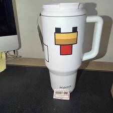Igloo Minecraft 32 oz Tumbler White Chicken Jockey Travel Mug NWT picture