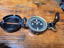 W & LE GURLEY Troy NY USA WWII Sighting Compass. Navigation And Sighting. picture