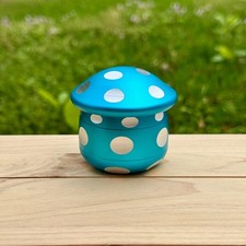 Small Mushroom Herb Grinder Spice Crusher Tobacco Smoke Grinder Gift picture