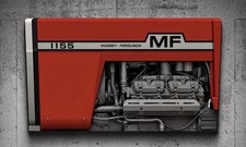 Wow Curved  Massey Ferguson 1155 Farm Tractor  3D Style Sign picture