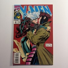 X-MEN #24 CLASSIC COVER GAMBIT AND ROGUE KISS ANDY KUBERT COVER AND ART 1993 picture
