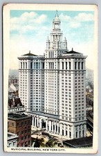 Municipal Building New York City vintage postcard c. 1915-1930 picture