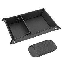 2 Pack Auto Drive Valet Car Organizer Tray 11x7.08x1.77 picture