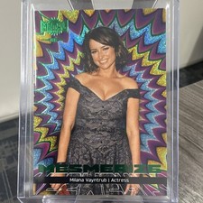 SkyBox 2026 Metal Universe SE Milana Vayntrub Mesmerize Green M-15 39/99 picture