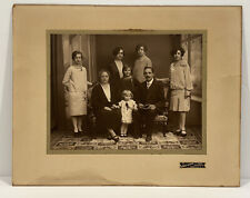 Antique 1900's Family Portrait Studio Photo A. Nastyogel Nurnberg Soldorferstr picture