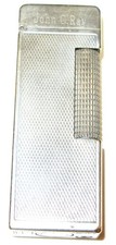 Vintage DUNHILL Rollagas Lighter Silver Tone, Engraved, Untested picture