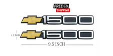 1997 Silverado Bowtie 1500 Door Emblems 3D Badge Decal Nameplate Replacement 2pc picture