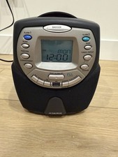 Audiovox CD1167 CD Player Alarm Clock Radio-CD Wake Up-With Antenna-Tested Works picture