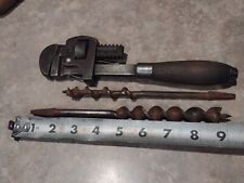 # 10  Pipe Wrench & barn wood drill bits craftsman Wood Handle offers welcome  picture