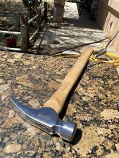 Vintage Vaughan CF1 Milled Face Hammer 23 oz  Straight Claw,Made in USA picture