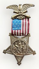 Civil War GAR Medal Serial Numbered Union Veteran Badge Medal Antique picture