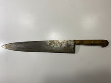 Vintage J.A. Henckels Solingen Germany 102-12 12 Inch Carbon Steel Chef Knife... picture