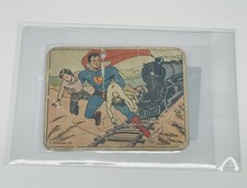 1940 Superman Gum Card #3 From the Jaws of Death - Superman’s 3rd Appearance picture