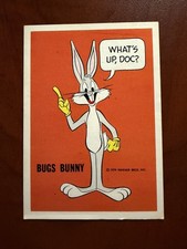 1974 Wonder Bread Warner Bros Bugs Bunny Card National Periodical Vintage Looney picture