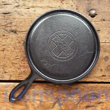 RARE  GRISWOLD Cast Iron GRIDDLE Pan RESTORED # 6 LARGE SLANT LOGO - Ironspoon picture