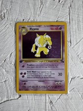 1999 Pokemon Fossil 1st Edition Hypno Holo 8/62 Rare Vintage WOTC picture