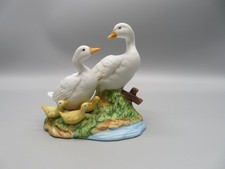 Cute Vintage HOMCO 1459 Duck/Goose Family Porcelain Figurine Sri Lanka picture