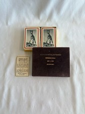 Vintage 1958 Brown & Bigelow Redi-Slip Remembrance Horse-Themed Double Deck Play picture