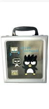 Badtz Maru Sanrio Storage Container Trinket Box 1997 Snap Cover w/Handle NOS picture