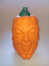 Vintage 1980s Topstone  Danbury Halloween Vintage Foam Pumpkin Monster  picture