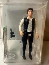 HAN SOLO Smal Molded Legs AFA75 Vintage Loose Star Wars Action Figure Kenner1977 picture
