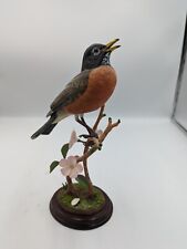 danbury mint Springtime Melody Robin Bird Figurine Jeff Rechin Sculpture picture