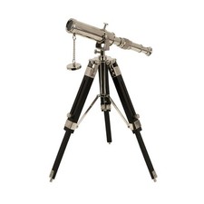 Nautical Voyager Tabletop Brass Telescope - Desk Top Vintage Style Telescope picture