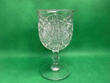 EAPG Goblet Clear Wine Glass 1890s picture