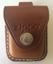 Zippo Brown Leather Lighter Pouch With Belt Loop, LPLB, New In Box picture