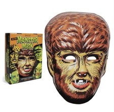 Super7 The Wolf Man Universal Monsters Retro Mask Brown Adult Size NEW picture