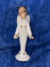 Vintage 60s C5408 Japan Angel with Gold Stars Figurine picture