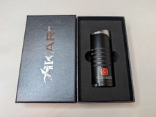 Xikar Ellipse Triple Jet Cigar Lighter - Black and Chrome EPC - New  picture
