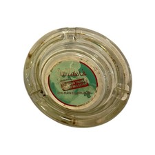 Vintage ~ Wilder’s ~ Smokey Clear Glass Round Motel Ashtray Joplin, Mo picture