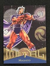 Fleer Marvel Metal Trading Card #104 Magneto Base Card 1995 picture