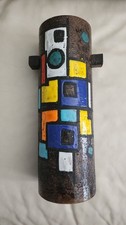 BITOSSI - ALDO LONDI - Mid Century Ceramic Vase - Signed - Italy - RARE  95/316 picture