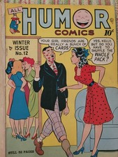 All Humor #12 1948-Quality-spicy Good Girl Art Missing Back Cover, Great Price picture