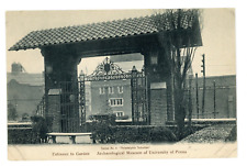 Archaeological Museum of University of Pennsylvania Entrance to Garden Postcard picture