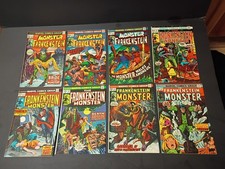 THE  FRANKENSTEIN MONSTER# 2, 4, 5, 6, 9, 10, 11, 12. Halloween Special  Marvel  picture