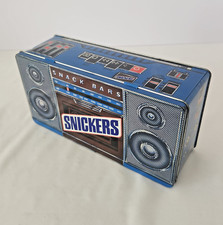 Vintage Snickers Snack Bar Empty Tin 1989 Edition picture