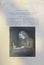 1893 English Novelist Charles Dickens picture